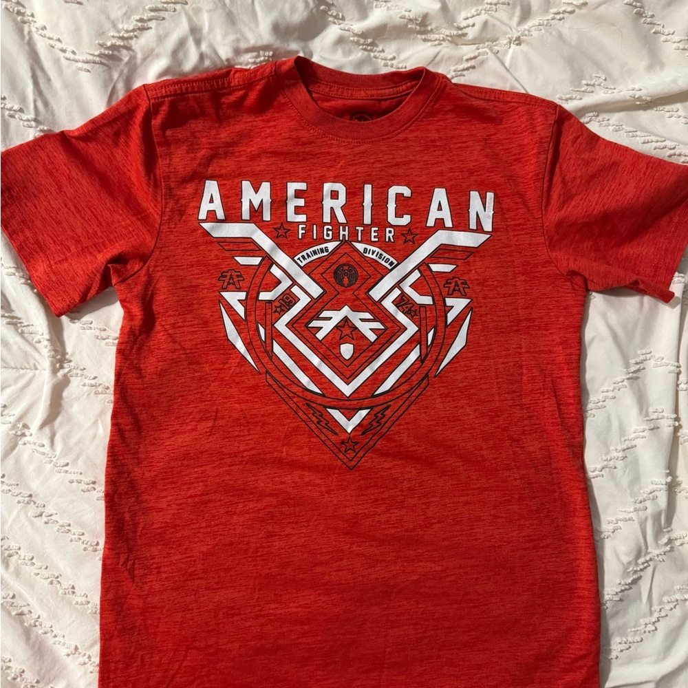 American Fighter Bold Red Tee